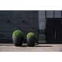 Pottery Pots Natural Jumbo Jesslyn ronde plantenbak zwart buiten